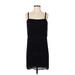 H&M Casual Dress - Mini Square Sleeveless: Black Print Dresses - Women's Size X-Small