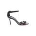 Badgley Mischka Heels: Black Shoes - Women's Size 39.5 - Open Toe