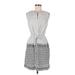 A New Day Casual Dress - Mini Crew Neck Sleeveless: Gray Print Dresses - Women's Size Medium