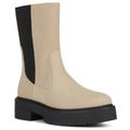 Stiefelette GEOX "D SPHERICA EC7" Gr. 37, beige (sand) Damen Schuhe Schlupfstiefeletten