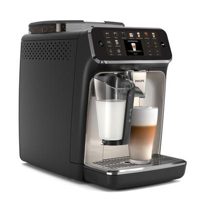 PHILIPS Kaffeevollautomat "EP5547/90 5500 Series, 20 Kaffeespezialitäten (heiß oder eisgekühlt)", schwarz (schwarz verch