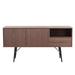 Mid-Century Modern Sideboard TV Stand - Versatile Storage Console with 2 Doors, 2 Drawers, Anti-Topple Design