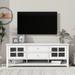 TV Stand for TVs up to 60'', Entertainment Center with Multifunctional Storage Space, TV Cabinet with Modern Design