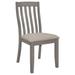 Padded Side Chair,Dining Chair with Wooden Legs (Set of 2)