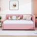 Classic Design Full Size Upholstered Daybed with Trundle Sofa Bed Frame