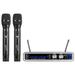 Supersonic UHF Dual Channel Selectable Frequencies Professional Wireless Microphone