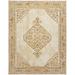 87 x 63 x 0.25 in Area Rug - Nourison Grafix 5'3" X 7'3" Cream Multicolor Vintage Indoor Rug, Polypropylene | 87 H x 63 W x 0.25 D in | Wayfair