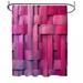 VisionBedding Wood Panels Shower Curtain - Art Bathroom Decor Polyester | 73 H x 70 W in | Wayfair VB-SC1-114-93872-12159