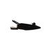 Ann Taylor Flats: Black Solid Shoes - Women's Size 9 1/2 - Pointed Toe