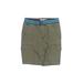 Old Navy Cargo Shorts: Green Print Bottoms - Kids Boy's Size 8 - Light Wash