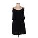 Old Navy Casual Dress - Mini V Neck Sleeveless: Black Print Dresses - Women's Size X-Large