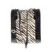 Brighton Leather Shoulder Bag: Black Zebra Print Bags