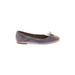 Sam Edelman Flats: Purple Print Shoes - Women's Size 7 1/2 - Round Toe