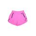 Adidas Athletic Shorts: Pink Solid Activewear - Women's Size Small