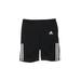 Adidas Athletic Shorts: Black Solid Activewear - Women's Size Medium
