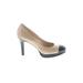 Tahari Heels: Pumps Stiletto Cocktail Party Tan Shoes - Women's Size 7 - Round Toe