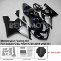 Für suzuki GSX-R600 r750 04-05 k4 k5 verkleidung motorrad set body kit dekoration kunststoff schutz