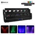 2 teil/satz 3000mw bewegliches Kopflicht rgb 3 in1 6 Augen dmx Controller Stage Bar DJ Disco Party