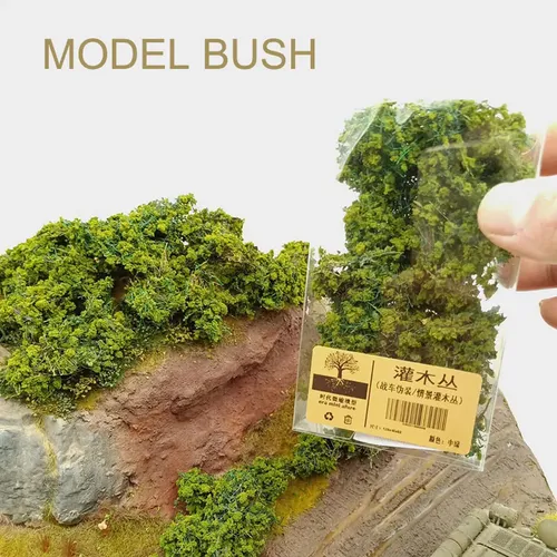 Simulation Gras Strauch Modell Mini Pflanze Büsche DIY militärische Szene Materialien ho Eisenbahn