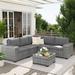 Latitude Run® 5 - Person Outdoor Rattan Sectional Seating Group w/ Cushions | Wayfair D1CA31834A5D42B5B17FB1C0513391C5