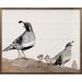 Dovecove Carefree Easy Street Quail By Jodi Hatfield Framed On Wood Print Wood in Brown | 8 H x 10 W x 1.5 D in | Wayfair