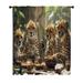 Everly Quinn SWC-12953_Cheetahs Dining Window Curtains, Artwork Blockout & Sheer - 1 Panel | 53" W x 87" L | Wayfair