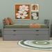 Red Barrel Studio® Emanuell Multi-Functional Daybed w/ Drawers & Trundle in Gray | Wayfair 0F485A6950364D818966440627E63B85