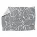 Red Barrel Studio® Silver florals Fleece Throw Blanket - Art Throws for Sofas or Beds | 50" x 60" | Wayfair 045809E6FEC1457EB86315B735E2F411