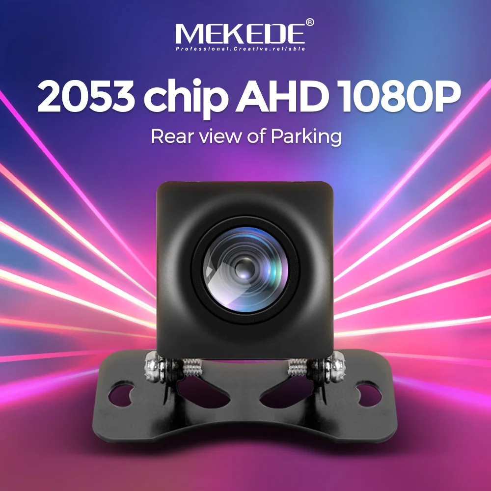 Mekede Autozubehör 1080p ahd Rückfahr kamera ip68 wasserdichte Nachtsicht 170 ° Sichtwinkel Universal Backup Park kamera Image