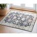 White 36 x 24 x 0.1 in Area Rug - Well Woven Elle Basics Oriental Power Loom Polyester Area Rug in Black Polyester | 36 H x 24 W x 0.1 D in | Wayfair