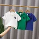 Mode Polo Kinder Jungen Sommer Kurzarm Polo Shirts Kleinkind Baby Boy Freizeit hemd Schule Outwear