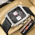 2024 orologio per uomo Luxury Business Date luminoso Top Fashion Quartz Hands Sport SANDA 5311