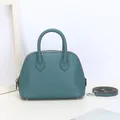 Piccola borsa a conchiglia moda donna borsa in pelle di mucca borsa a tracolla semplice borsa a