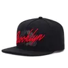 Marke FLUG KAPPE BROOKLYN schwarz hip hop snapback hut für männer frauen erwachsene freien beiläufigen baseball kappe knochen rose kappe