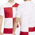 Maglietta per uomo maglia da calcio 2024 croazia o-collo manica corta Modric 10Jersey Kit croazia