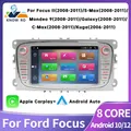 KNOWRO 2 DIN Car Android 12 Carplay Radio Multimedia Player per Ford Focus S-Max Mondeo Galaxy C-Max