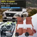 Tappetini per auto per veicoli ibridi per Nissan X-Trail Rogue T33 2022 ~ 2025 tappetini per auto