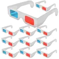 Glasses 3D Red Movie Eyeglasses Blue Viewing Paper Anaglyph Refraction Cardboard Movies Cyan Game