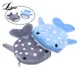 Cute Blue Small Whales Coin Purse Plush Zipper Coin Wallet Shark Shape Designer Women's Wallet