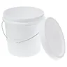 3 Gallon Bucket Heavy Duty Plastic Bucket 10L Cleaning Bucket Pail Bucket Handle Lid Round