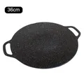 Baking Dishes Pans Non-stick Oil Frying Baking Pan Induction Cooker Round for Outdoor Camping