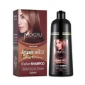 Argan Oil Black Hair Dye Shampoo for Gray Hair Instant Hair Color Shampoo Natural for Women Men