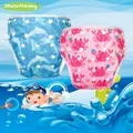 Toddler Baby Infant Boy Girl Size Adjustable Swimming Learning Cloth Diapers Waterproof Reusable