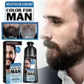 100g Mens Hair Dye Shampoo Black Shampoo Gradual Gray Darkening Beard Wash Shampoo For Reducing