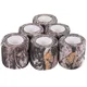 6 Roll Camouflage Tape Cling Scope Wrap Camo Stretch Bandage Self-Adhesive Tape For Camping Hunting