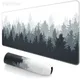 Grey Forest Trees Mouse Pad Gaming XL Computer New Large Mousepad XXL keyboard pad Natural Rubber