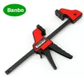 4 Inch Quick Ratchet F Clamp Heavy Duty Wood Working Work Bar Clamp Clip Kit Woodworking Reverse