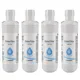 4 Pack LT1000P Replacement for Refrigerator Water Filter For LT1000P3 ADQ747935 200 Gallon