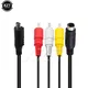 High Quality Lead AV Cable 10-Pin DVI DV Connector to 3 RCA S-Video for Sony DCR Handycam Camcorder