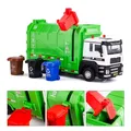 1/32 City Garbage Truck Car Model Diecasts Metal Garbage Sorting Sanitation Vehicle Car Model Sound